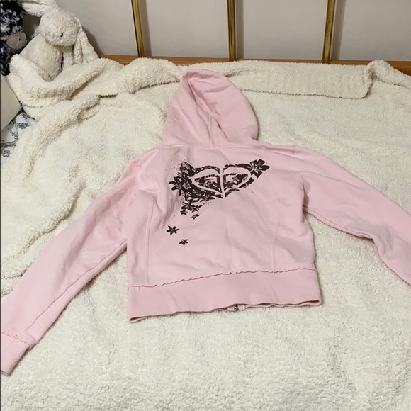 Roxy Pink Kids Hoodie - Picture 7 of 13